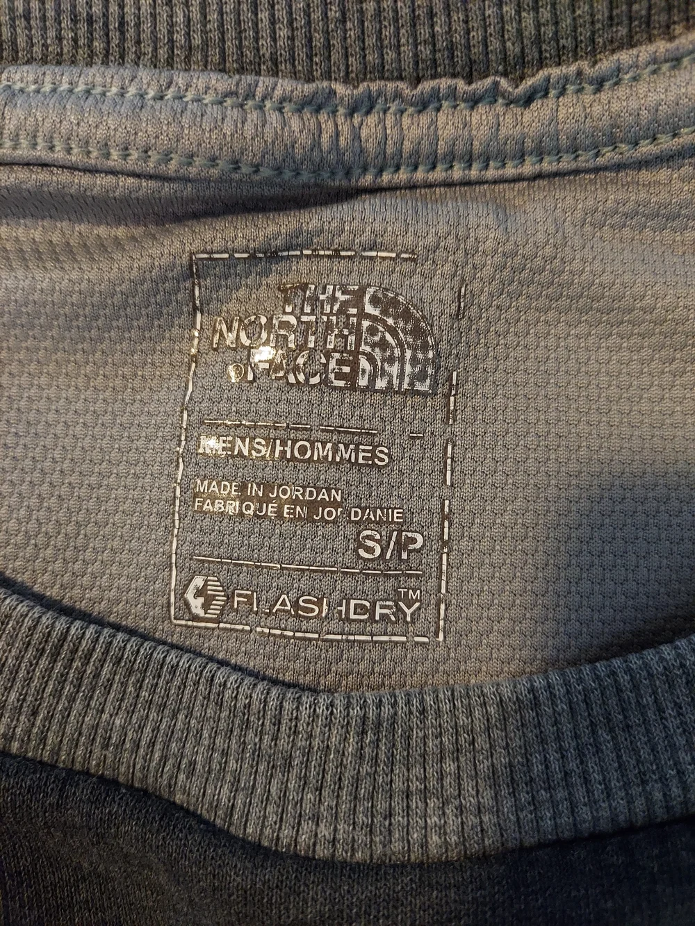 The North Face FlashDry Grey Crewneck Performance Sweatshirt S